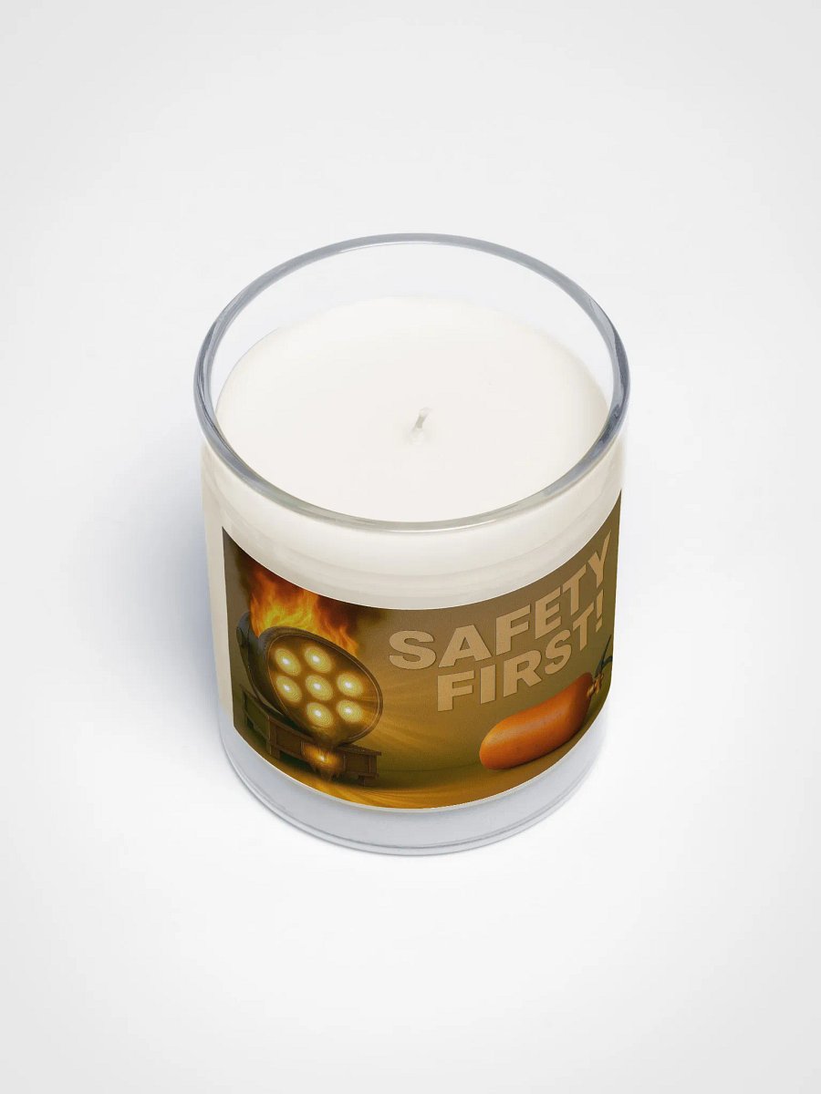 Theatrically Jerry: "Safety First!" Moving Head Fire SOY Wax Candle product image (3)