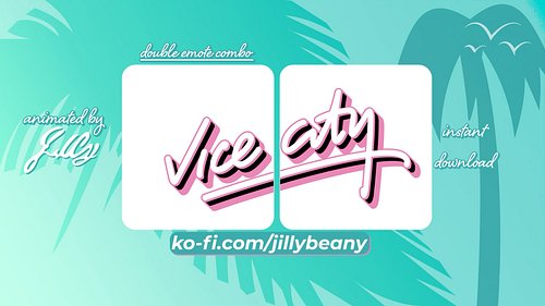 In excitement for Grand Theft Auto VI, I animated the Vice City logo into a dual emote combo that syncs together when sent in...