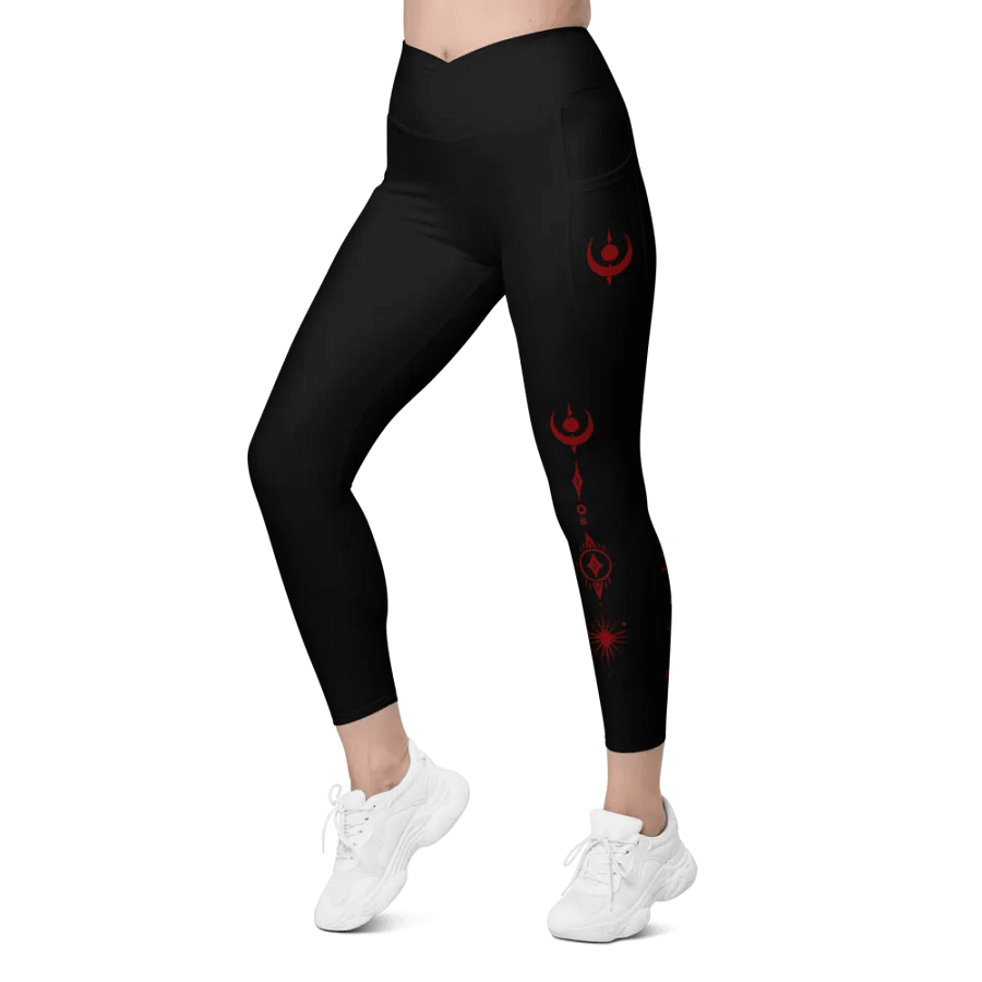 Fierce Bitch All-Over Print Crossover Leggings product image (6)