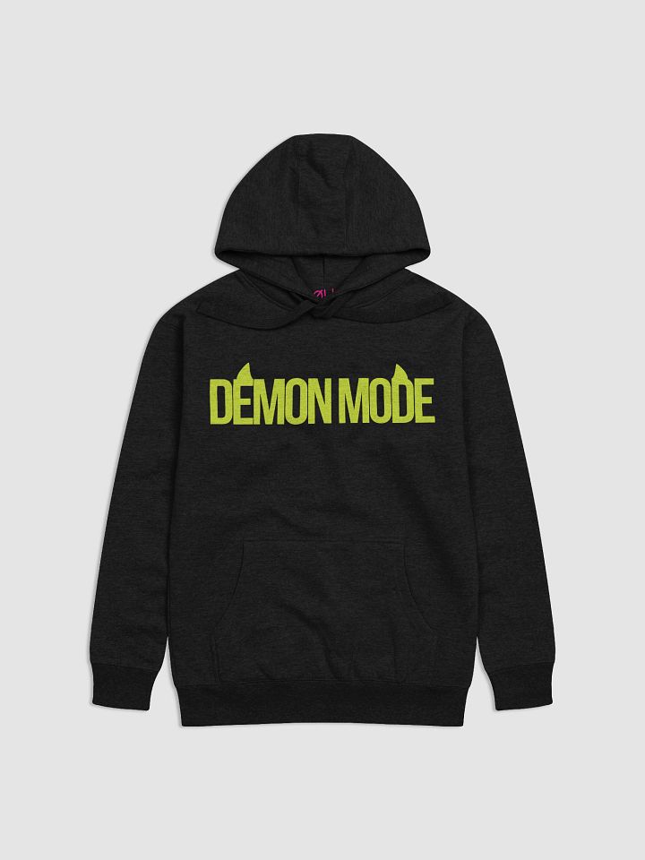 Demon Mode - Oni Echo Echo Hoodie (Lime Lettering) product image (1)