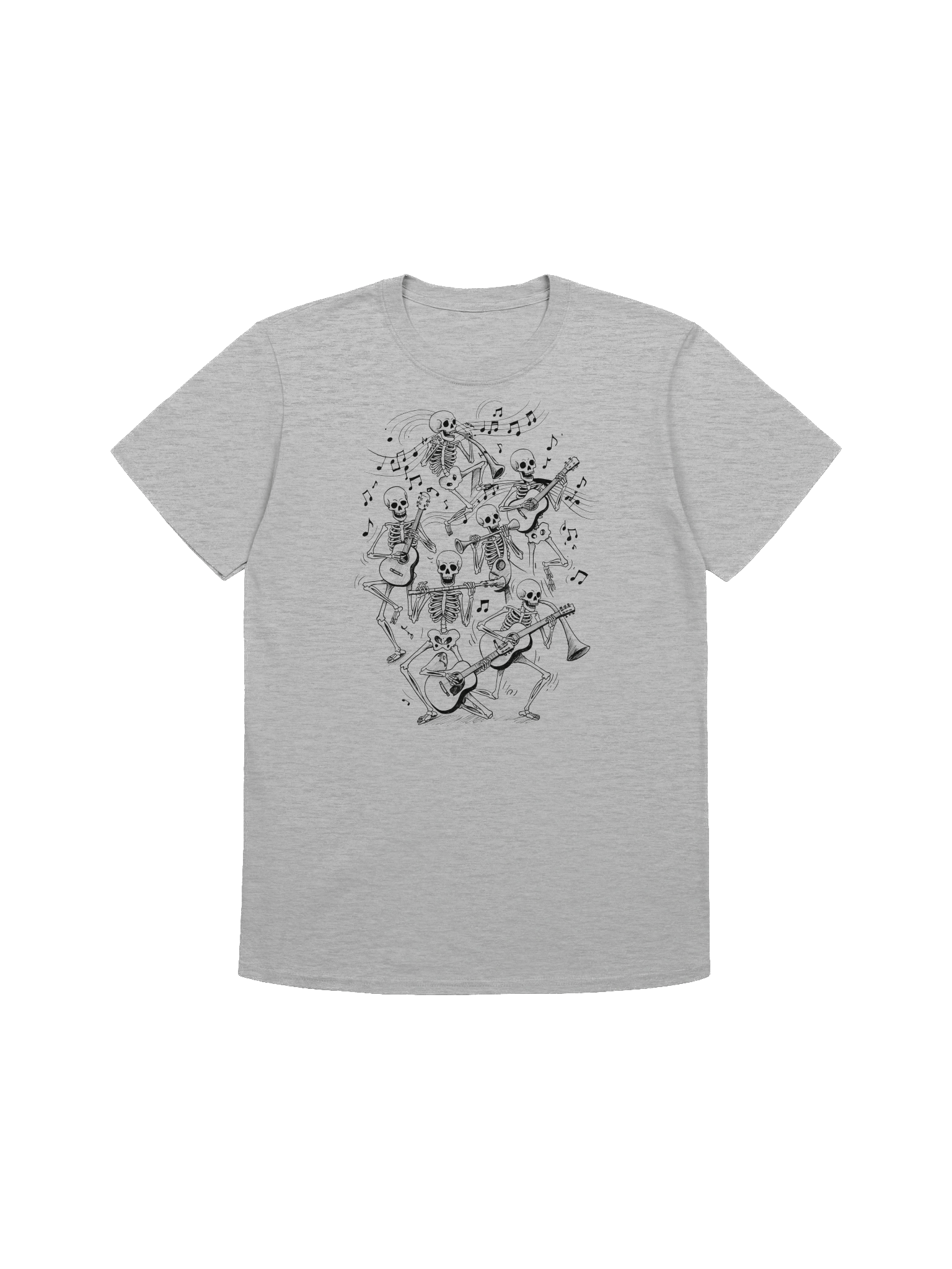 Skeleton Symphony Unisex T-Shirt product image (2)