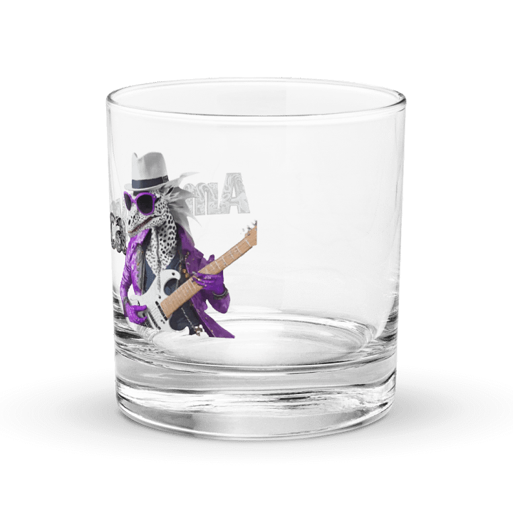 Rocks glass: Rock On Dragon with Guitar product image (2)