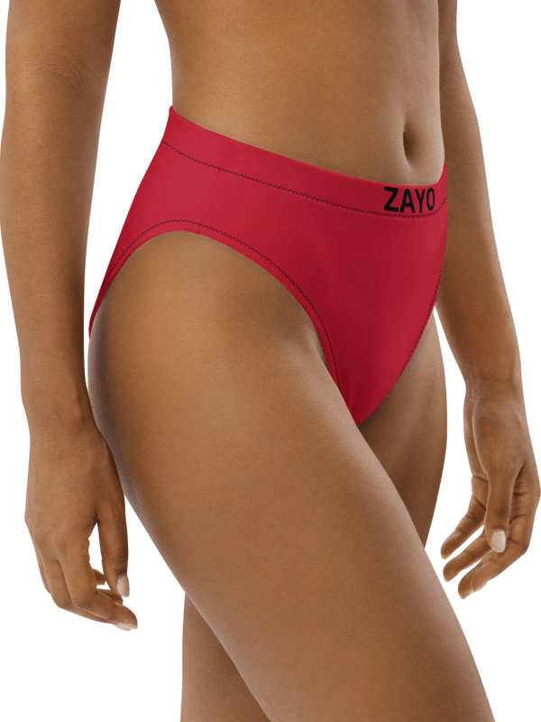 Vibrant Red 'ZAYO' All-Over Bikini Bottoms product image (4)