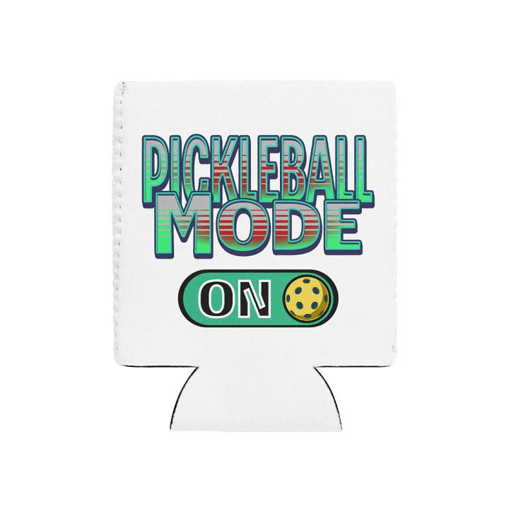 Pickleball Mode On Can Cooler product image (1)
