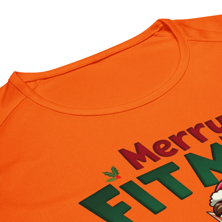 Merry Fitmas Elf Unisex Sports Jersey product image (4)