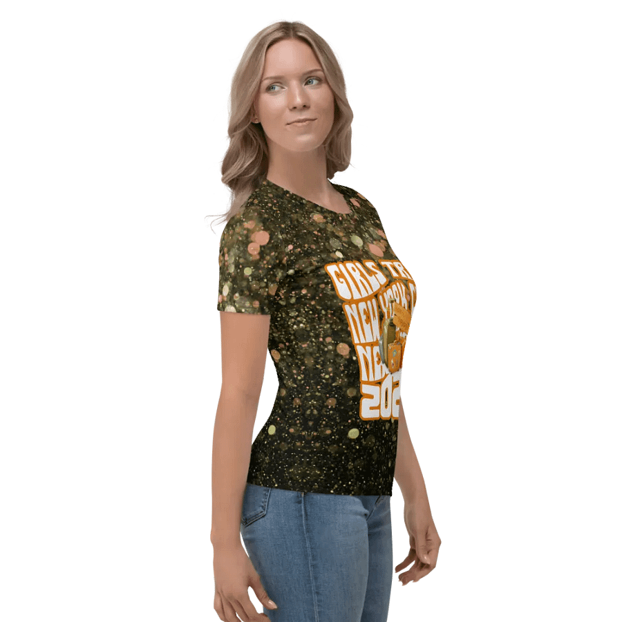 Girls Trip New York 2024 All Over Print T-shirt product image (4)