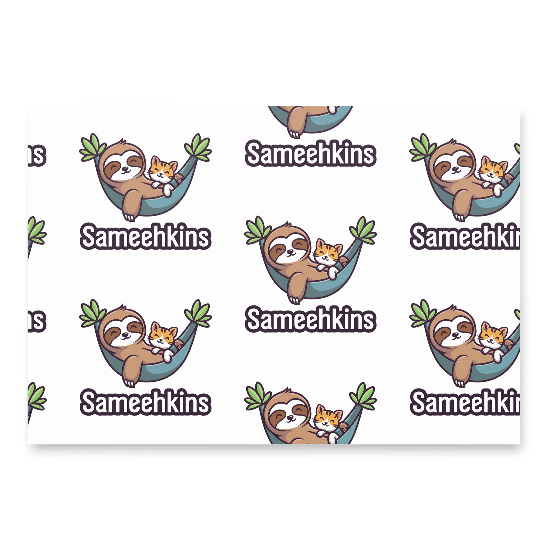 Lazy Days wrapping paper product image (1)