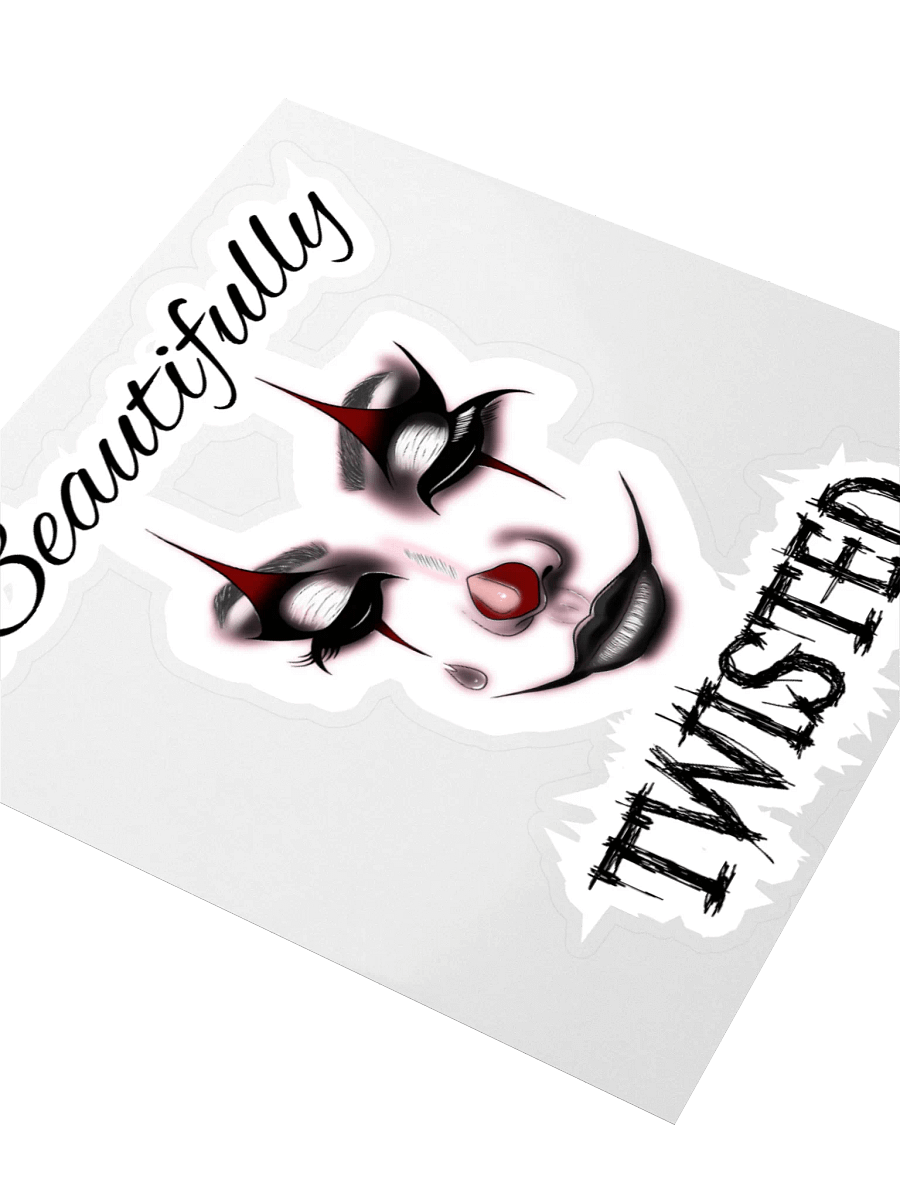 Beautifully Twisted Kiss-Cut Stickers - With Words product image (8)
