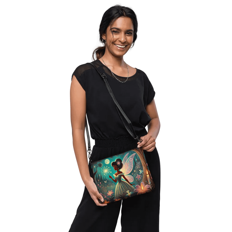 Enchanted Blue Forest Fairy Crossbody Bag - Purse product image (10)