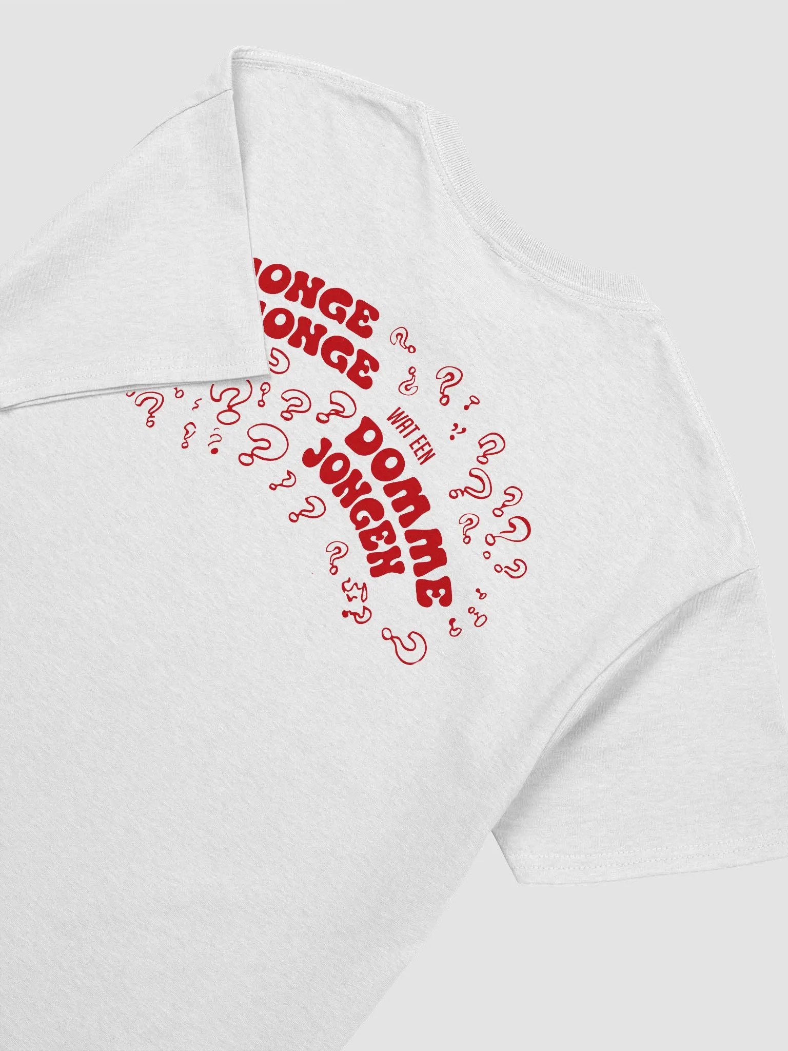 Domme Jongen - Regular T-Shirt - wit product image (1)