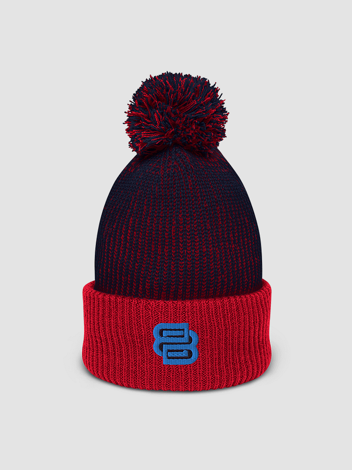 BURNZY LOGO POM POM BEANIE product image (1)