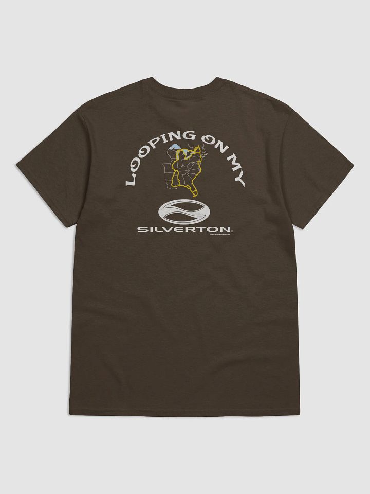 Looping On My Silverton - T-Shirt - Dark Shirt w/White Logo product image (1)