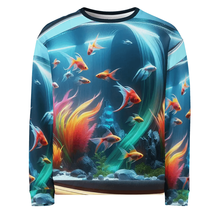 Aquatic Symphony Unisex Sweatshirt | AI Design product image (1)