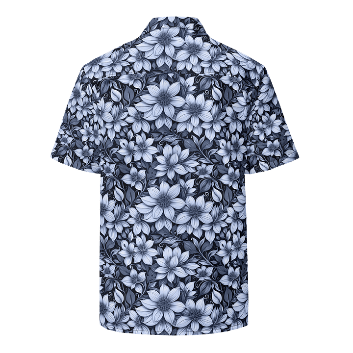 Indigo Flowers Hawaiian Shirt product image (2)
