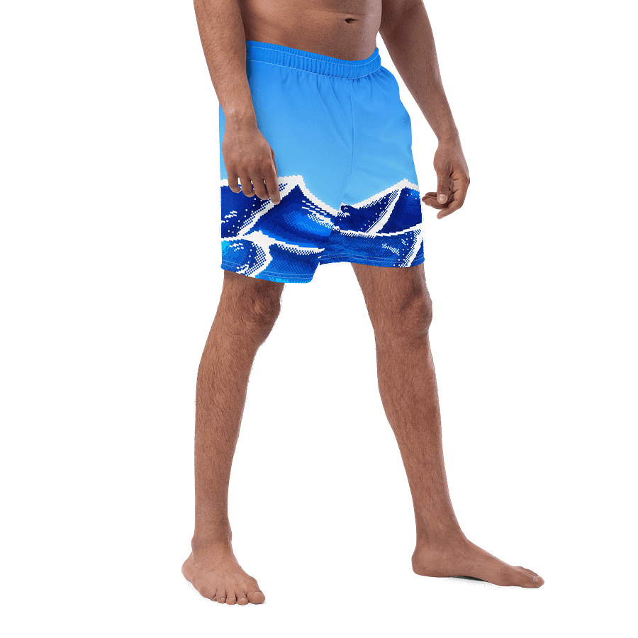 Pixel Ocean Swim Trunks product image (3)