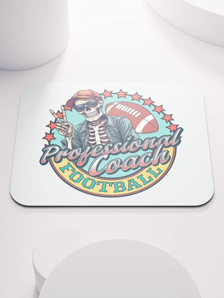 Professional Coach Skeleton Football Mouse Pad product image (2)