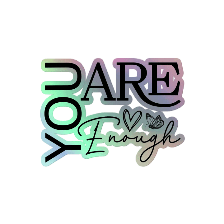 You Are Enough - Empowering Motivational Quote Sticker Set product image (2)