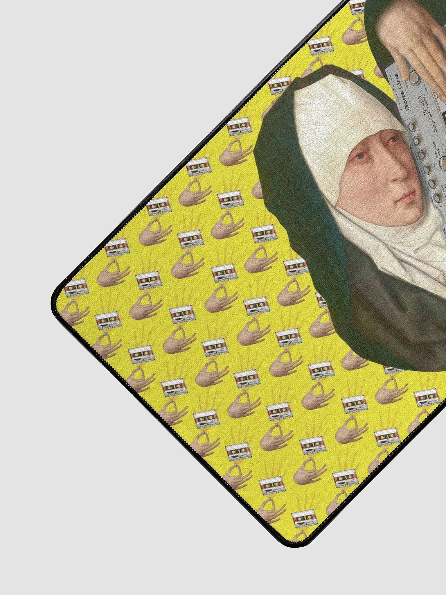 Mater Dolorosa meets Roland TB 303 by Frank Fonik Techno EDM Desk Mat product image (3)