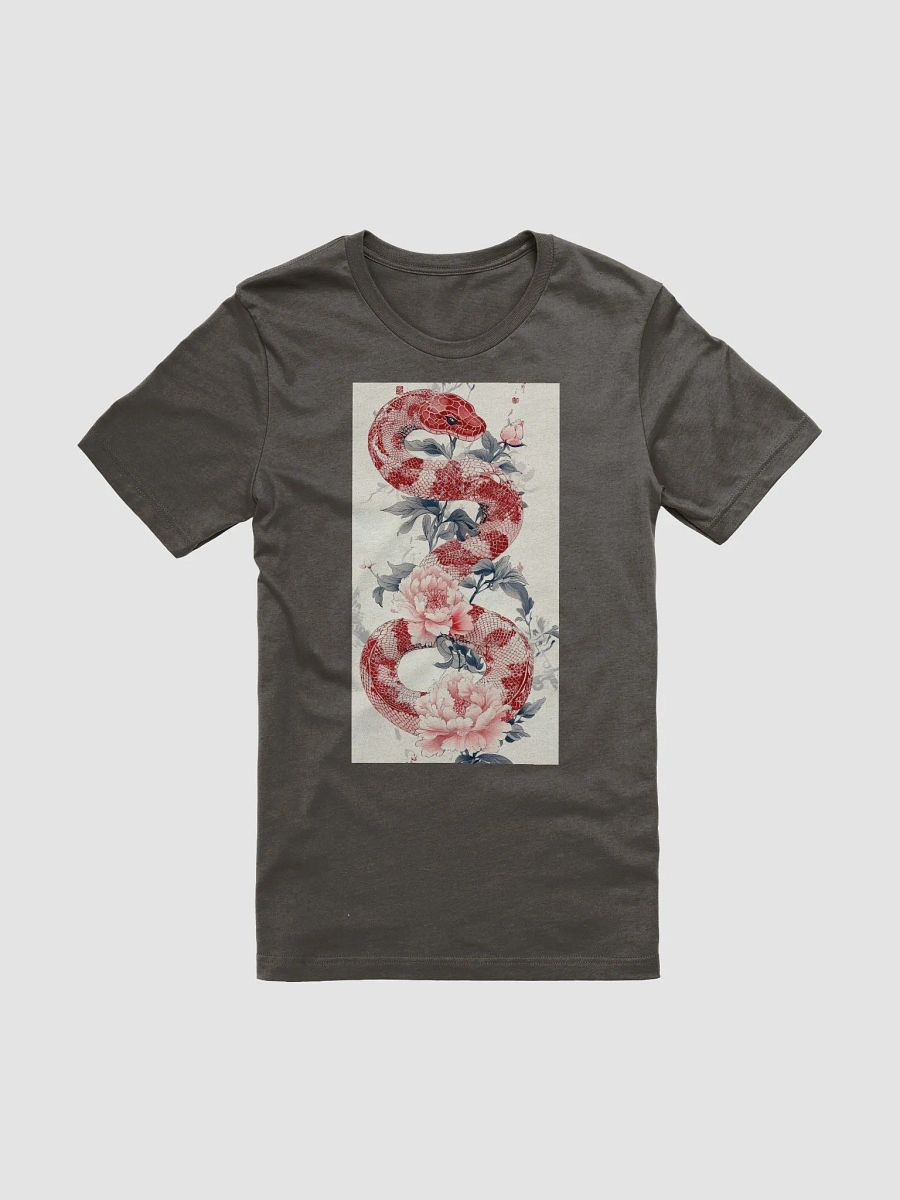 Red and Pink Floral Snake Supersoft Tee product image (29)