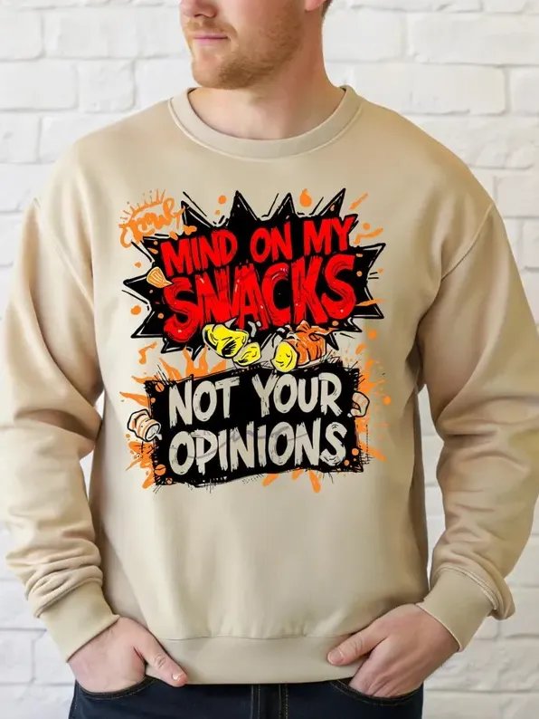Men's Sweater Fall Outfit Autumn Graffiti Snacks product image (1)