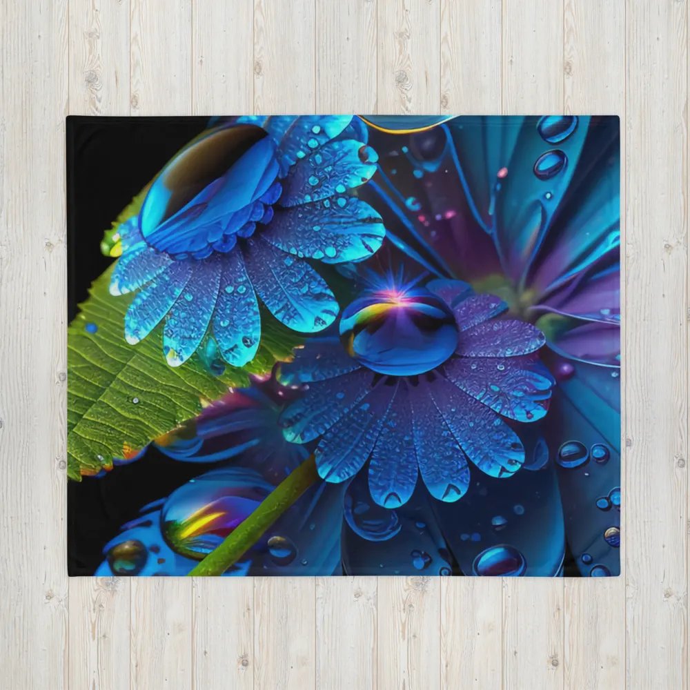 Kawaiikitten Exclusive Premium Dew Drop Throw Art Blanket product image (5)