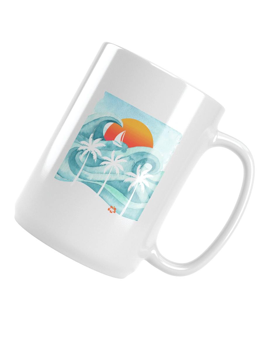 Retro Sail Away Mug | Vintage Sunsets, Surf & Palm Vibes product image (4)