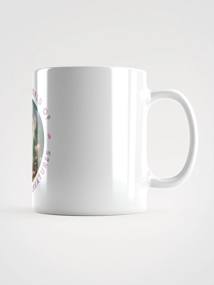 I Live in a World Fantastical Creatures Kitten Mug product image (2)