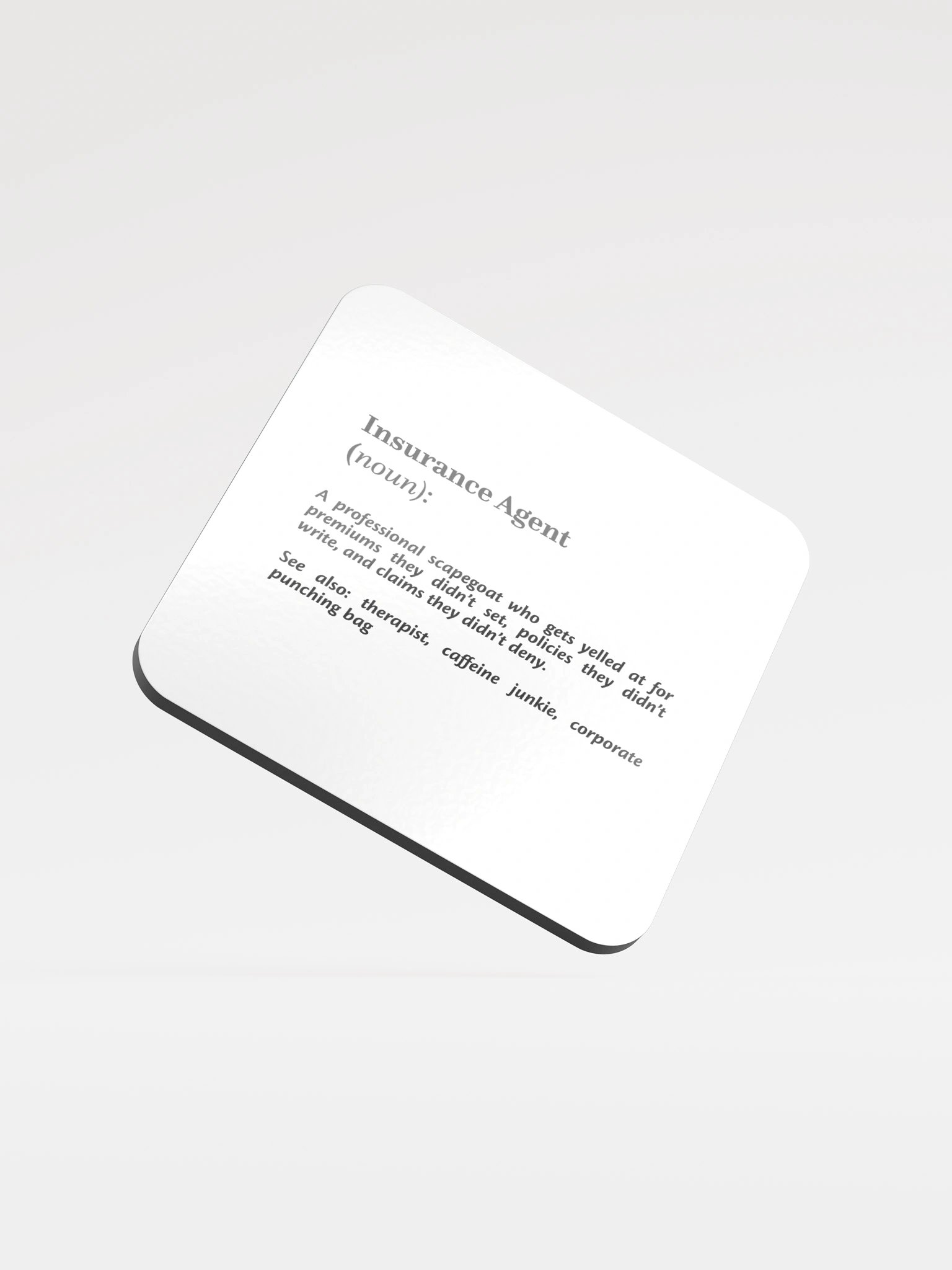 Corporate Punching Bag Coaster product image (1)