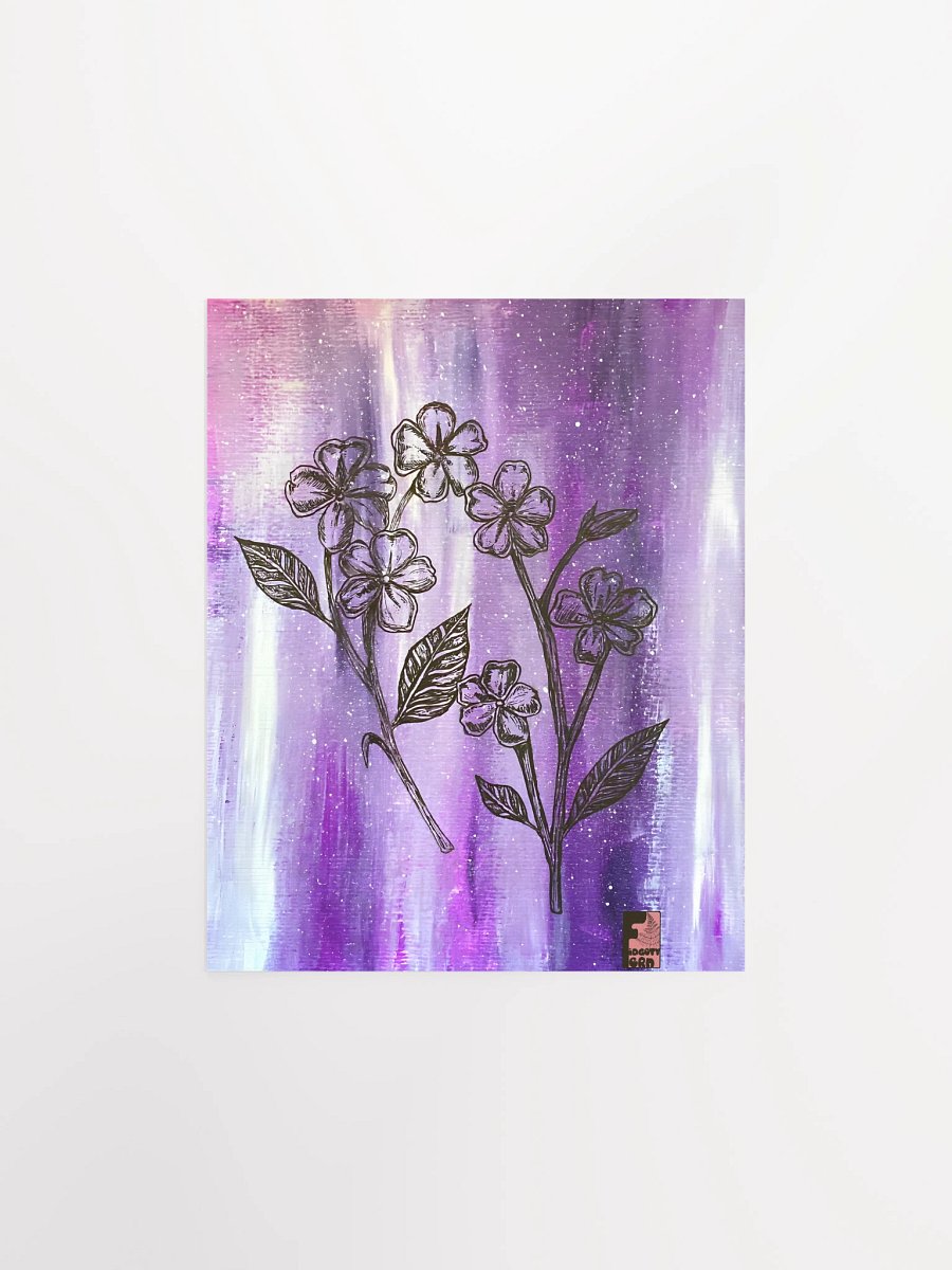 "Forget-Me-Nots" Poster Print product image (1)