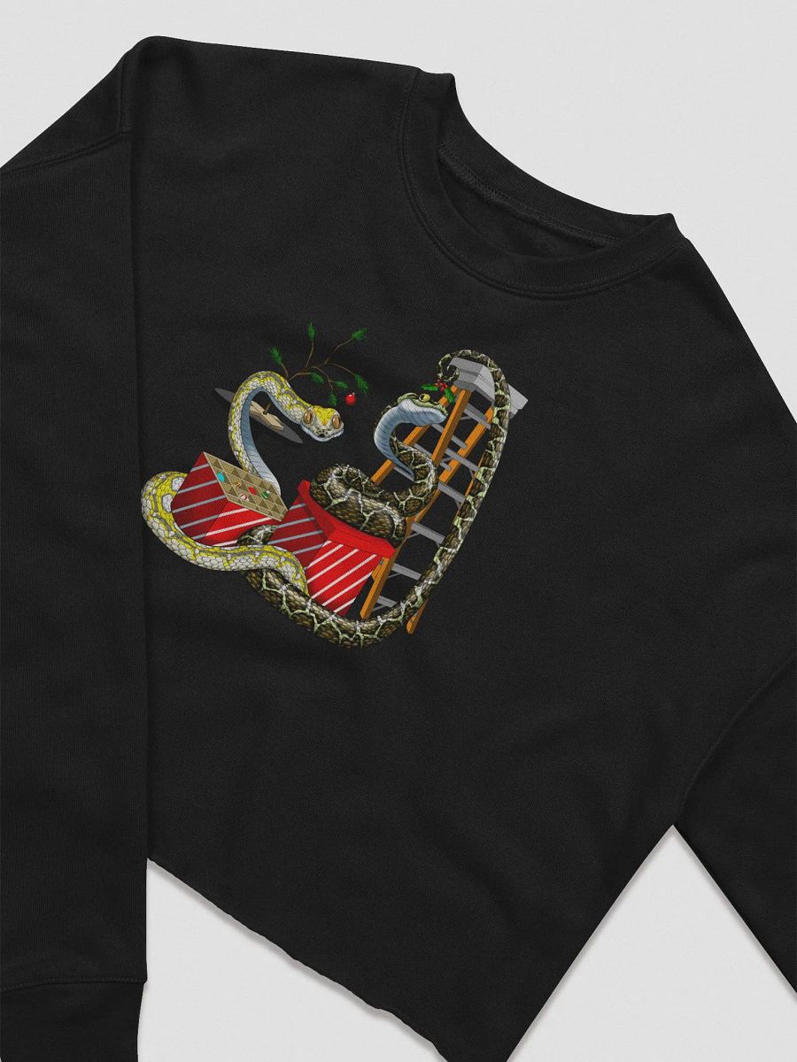 Snake Mistletoe - Crop Sweatshirt - 🐍 🎄 product image (5)