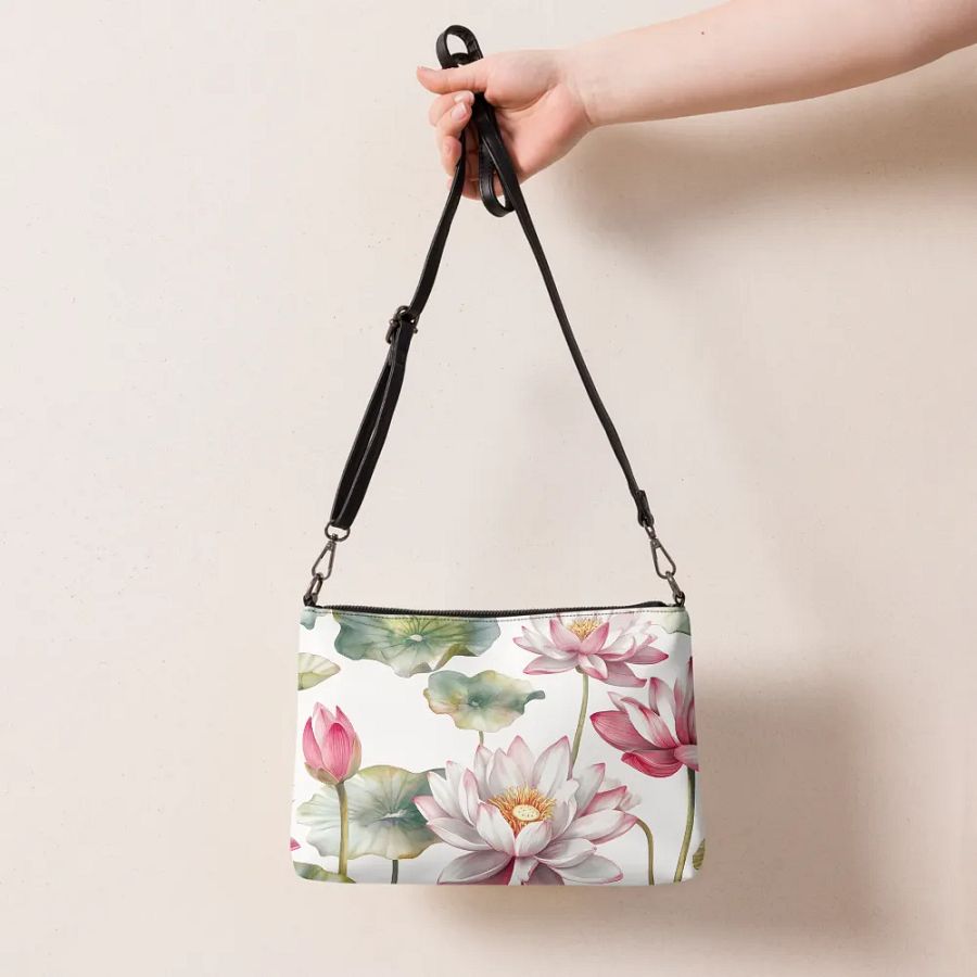 Waterlily Bloom All-Over Crossbody Bag product image (7)