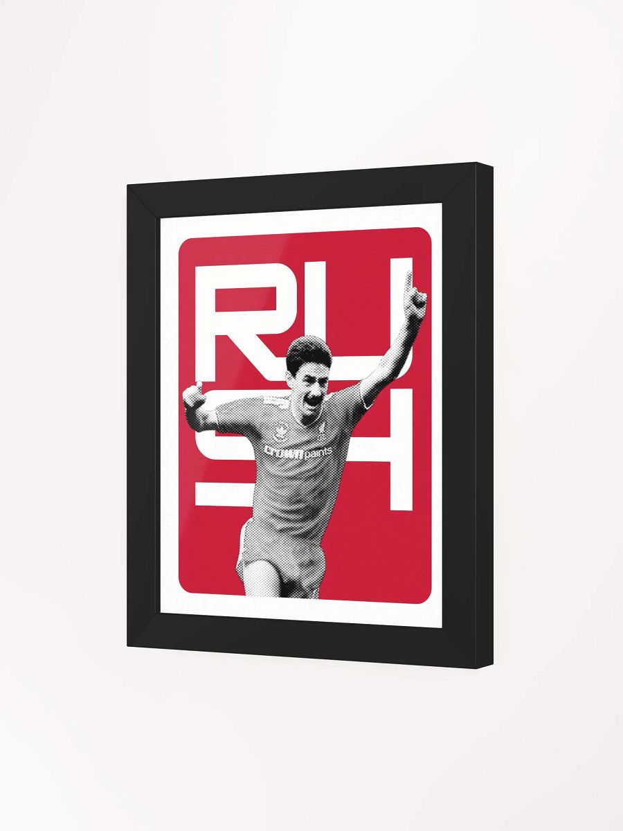 Ian Rush BW Liverpool Name Art Framed Print product image (3)