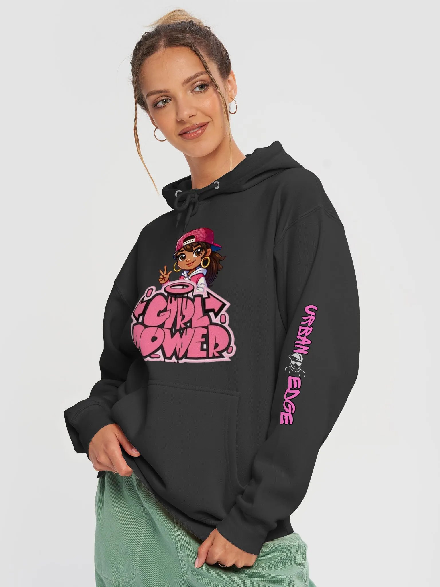 Urban Edge Girl Power Hoodie product image (1)