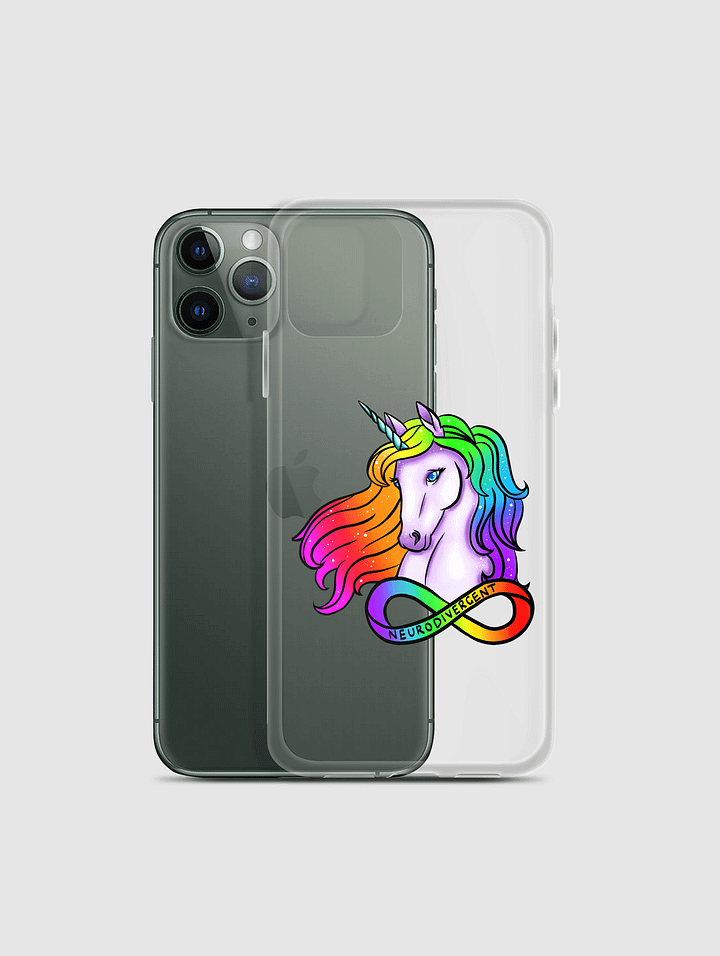 Neurodivergent unicorn iPhone Case product image (1)