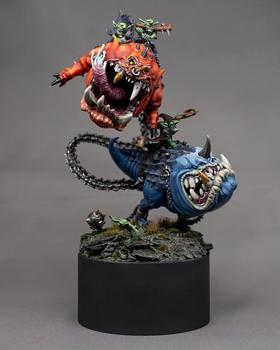 The Mangler Squigs are finally done! I tried to paint these as good as I currently can. Very happy with the results overall. ...