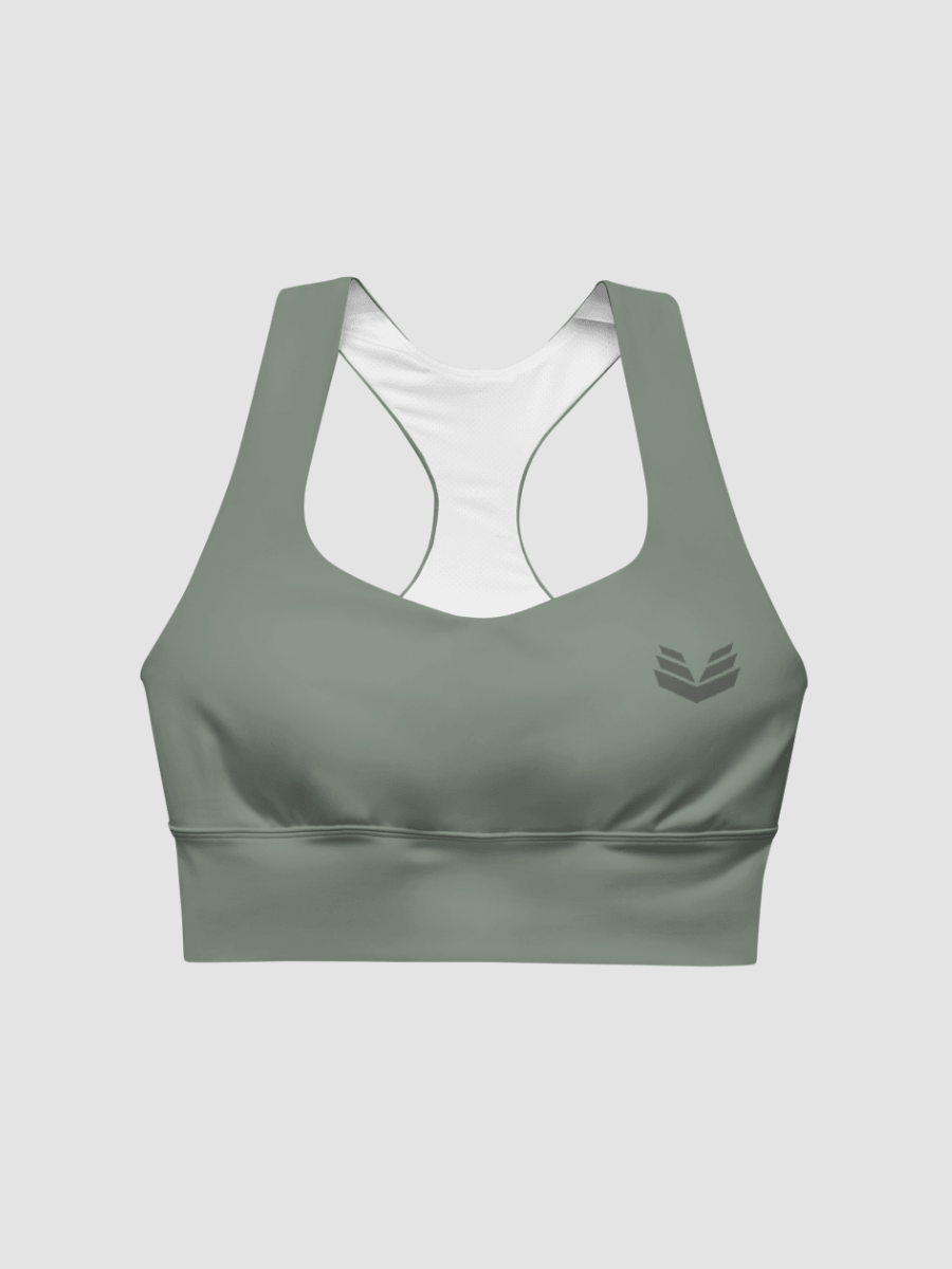 Longline Sports Bra - Sage Green product image (1)