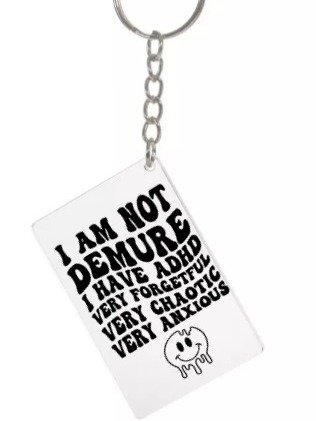 Very Chaotic Key Chain product image (1)