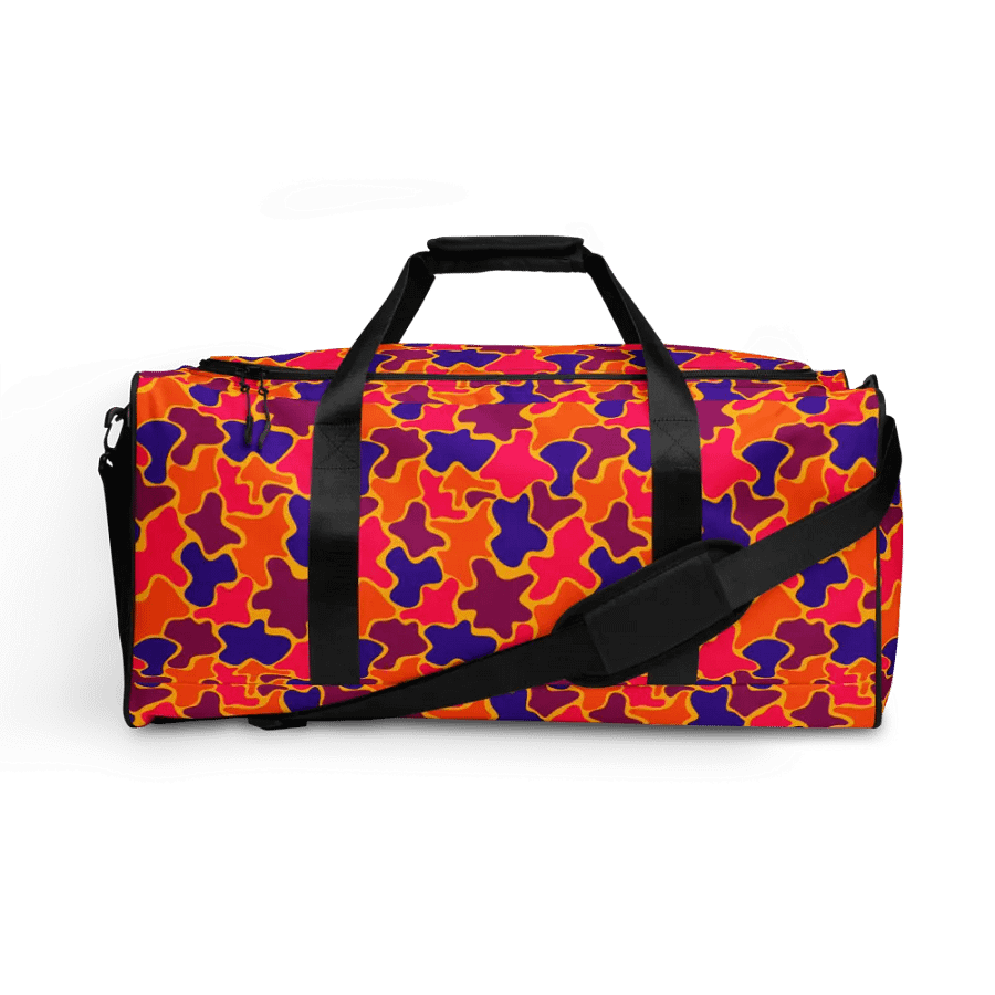 Multi Colored Pattern Blobs Bomber Duffel Bag product image (1)