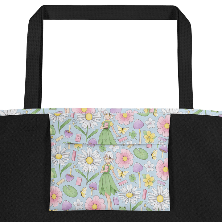 Pariah's Pastel Garden - Large Tote Bag w/ Pocket product image (2)
