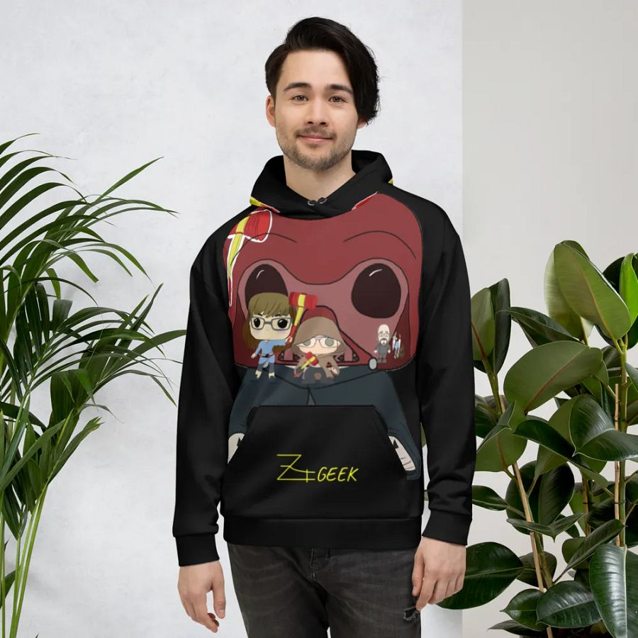 Dorn Geek Wars All Over Hoodie 1 product image (4)
