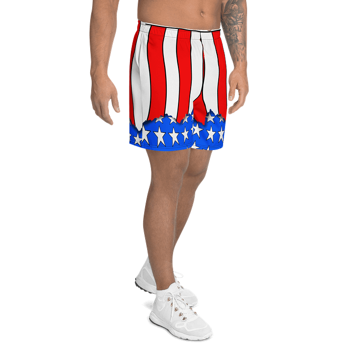 Ronin Patriot's Pride Men's Long Athletic Shorts product image (2)