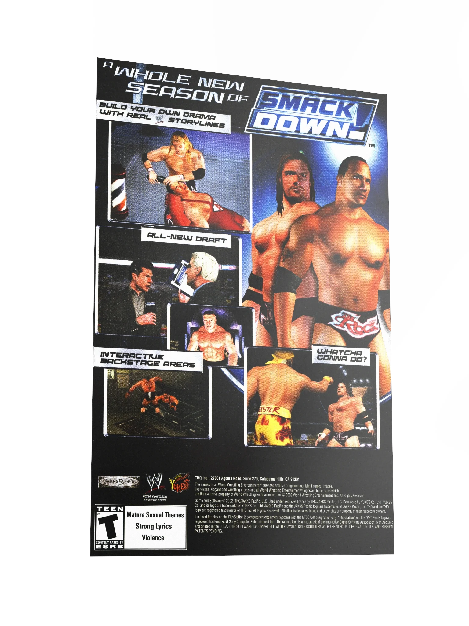 SmackDown! Shut Your Mouth (PS2) - Promotional Poster/Flyer product image (2)