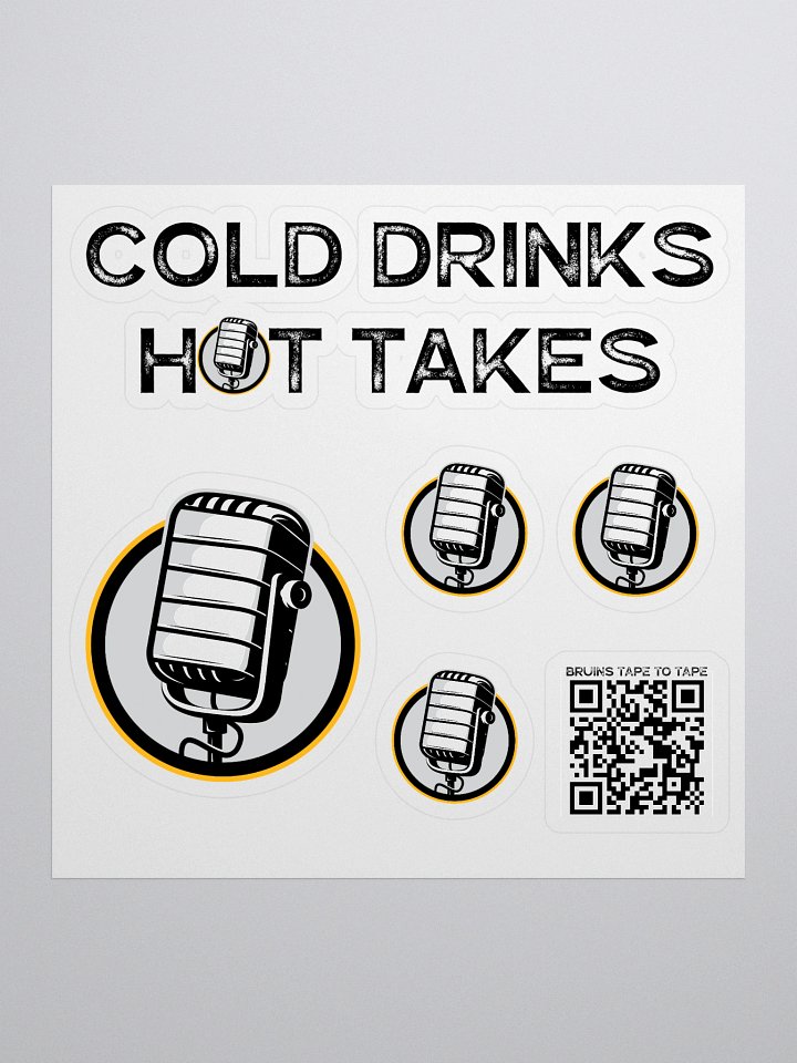 Cold Drinks, Hot Takes Sticker Pack product image (1)