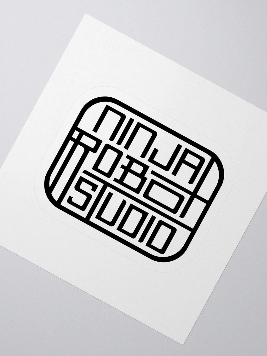 Ninja Robot Kiss Cut Sticker product image (2)