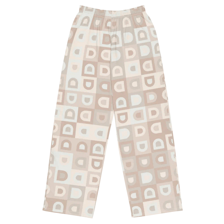 BUIII Retro Geometric: Whispering Sands Wide-Leg Pants product image (1)