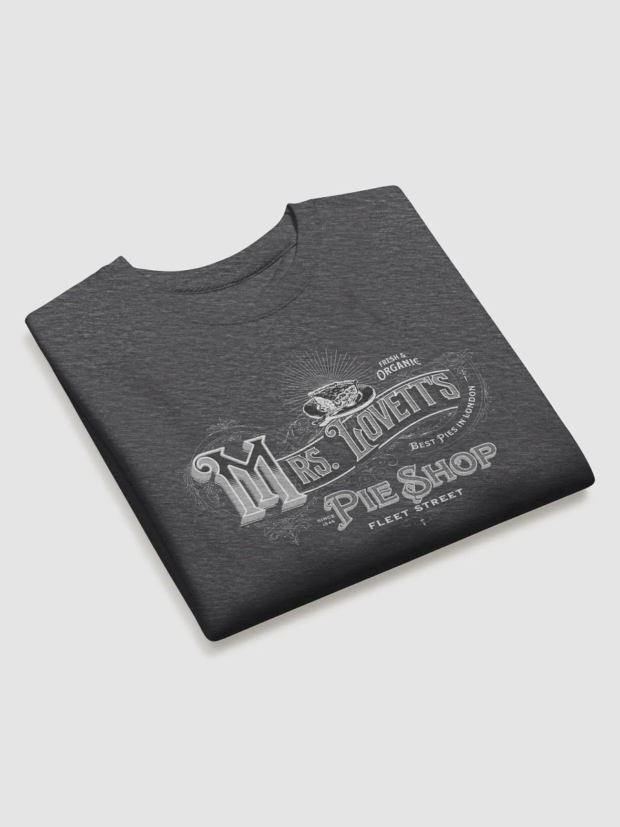 Mrs. Lovett’s Pie Shop Sweatshirt – Premium Fleece Crewneck for Broadway & Sweeney Todd Fans product image (3)
