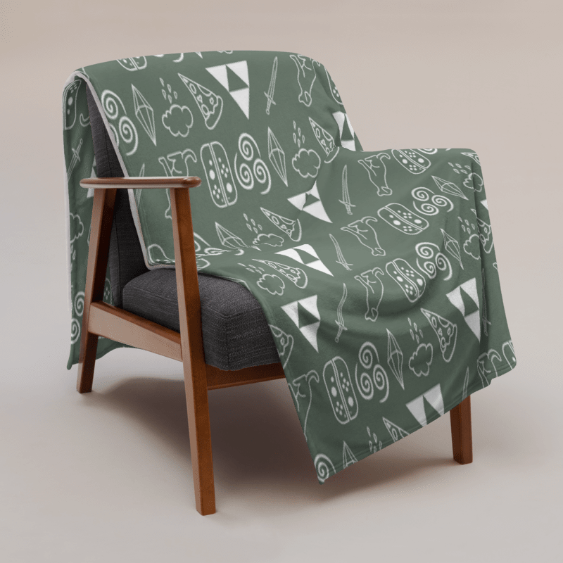 Kuja's favorite blanket (sage green) product image (7)