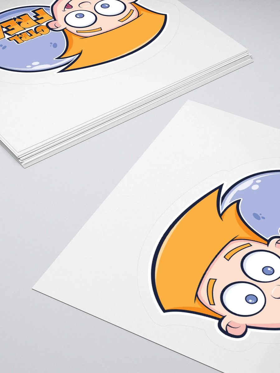 CTRL Freak Gamer Sticker – Funny Retro Video Game Decal product image (10)