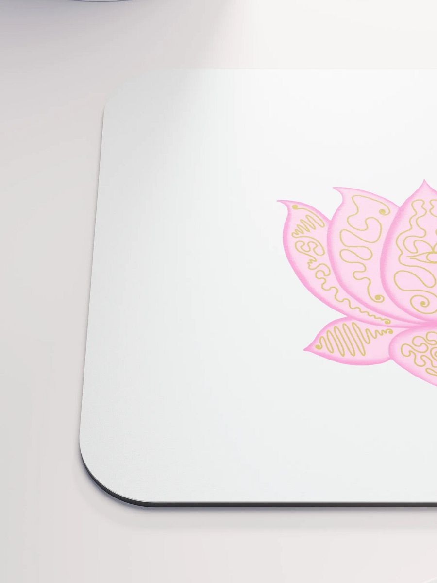 Golden Lotus Mouse Pad product image (6)