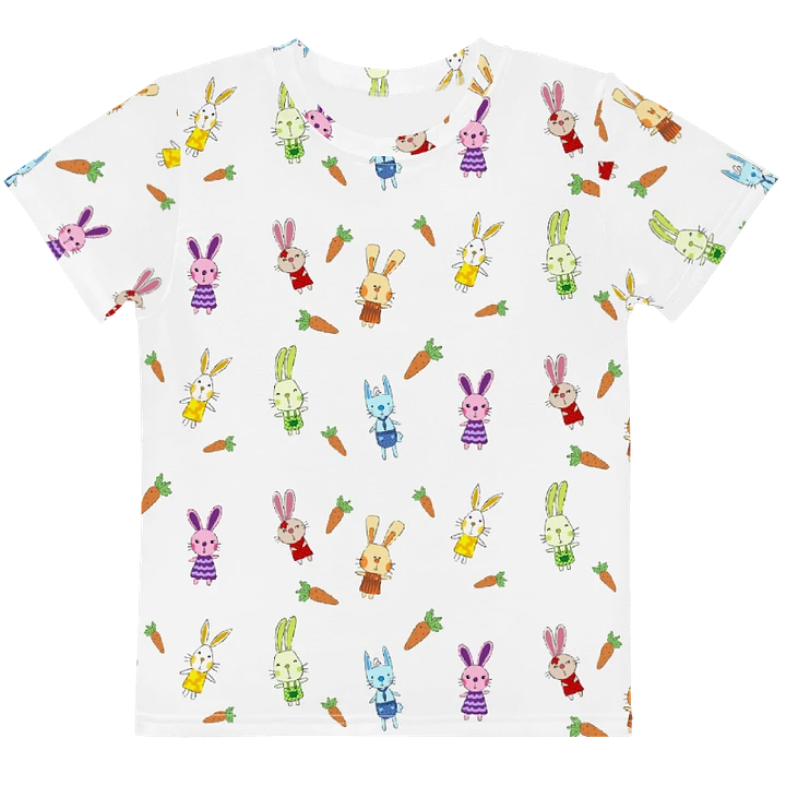 Rainbow Bunnies - Kids Crew Neck Tee product image (2)